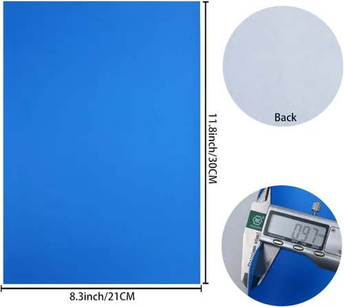 Miniatura 2 de 12 hojas de tela de piel sintética de 8 x 12 pulgadas de grosor de 0.031 in de grosor, parte trasera de algodón para hacer lazos de cuero y aretes