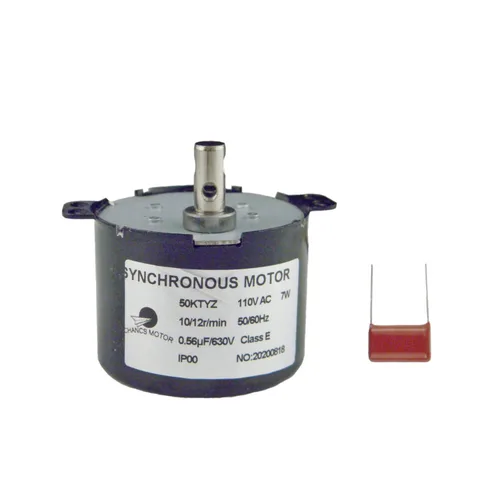 Miniatura 11 de CHANCS motor eléctrico síncrono de la CA 110V 1/1.2RPM del motor de baja velocidad 50KTYZ pequeño