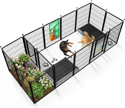 Miniatura 69 de FXW Rollick - Corralito para perros para patio, campamento con casa rodante, patentado, 24 pulgadas, 2 paneles
