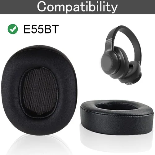 Miniatura 2 de Aiivioll Almohadillas de repuesto compatibles con auriculares JBL E55BT, almohadillas de piel sintética de proteína, almohadillas de repuesto