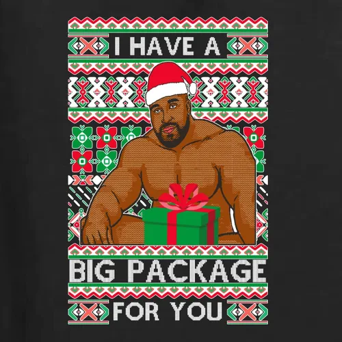 Miniatura 2 de I have a Big Package Meme Barry Wood - Suéter de Navidad feo unisex con cuello redondo