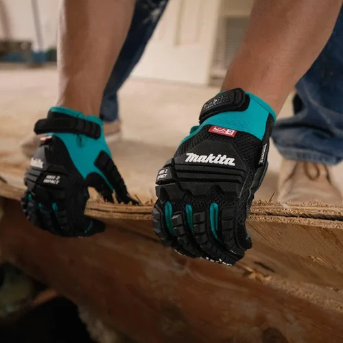 Miniatura 4 de Makita Guantes de demolición unisex con clasificación de impacto T 04276 Advanced ANSI 2