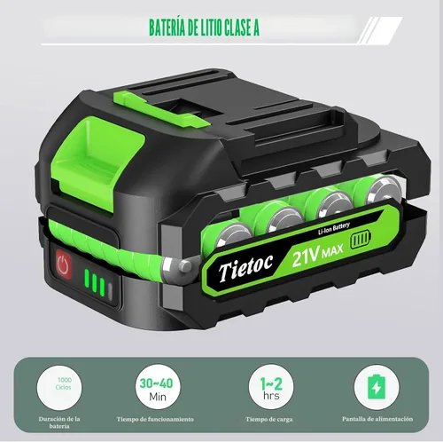 Miniatura 4 de Tietoc Motosierra eléctrica de 6 pulgadas, inalámbrica, funciona con pilas, sierra de mano para recorte de madera/árboles, Sawzall para el hogar