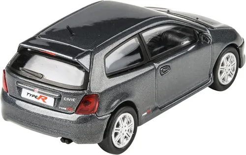 Miniatura 4 de 2001 Civic Type R EP3 Cosmic Gray Metálico 1/64 Diecast Model Car por Paragon Models PA-55344