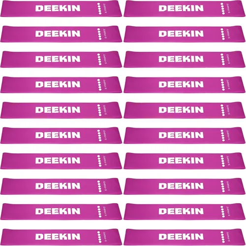 Miniatura 9 de Deekin 20 piezas de bandas de resistencia, bandas de bucle de resistencia para ejercicio, equipo de ejercicio, anillo elástico de tracción