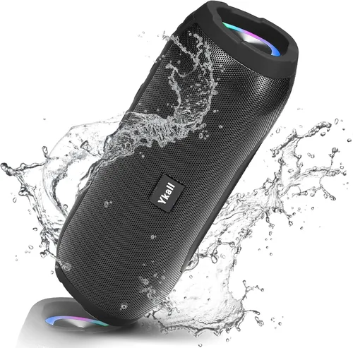 Miniatura 8 de Altavoces Bluetooth, altavoz Bluetooth portátil inalámbrico con sonido estéreo fuerte de 20 W, emparejamiento TWS, altavoces de ducha impermeables