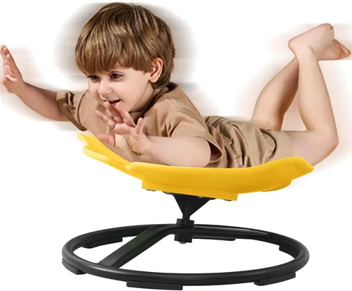 Miniatura 19 de Silla giratoria sensorial para niños con autismo de 3 años en adelante, silla giratoria para sentarse y girar para niños con TDAH, sillas
