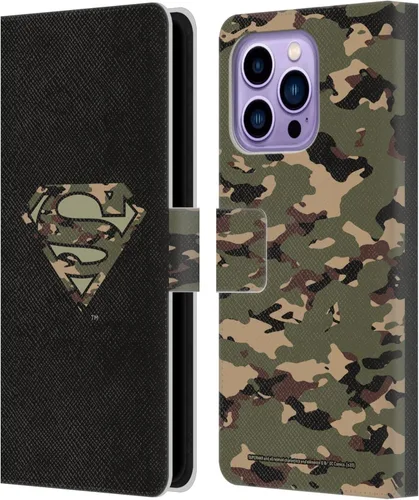 Miniatura 56 de Head Case Designs Funda de piel con licencia oficial de Superman DC Comics con logotipos negros y rojos compatible con Apple iPhone 11