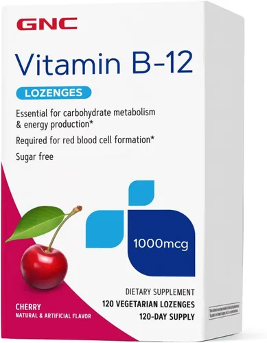 Miniatura 3 de GNC Vitamina B-12 1000 mcg, cereza, 60 pastillas