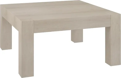 Miniatura 11 de Henn&Hart Mesa de centro cuadrada de 34 pulgadas con parte superior de madera para sala de estar, sala familiar, oficina o apartamento, color negro