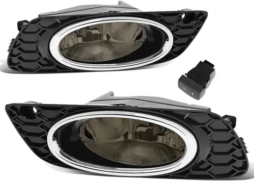 Miniatura 5 de Auto Dynasty Conjunto de luces antiniebla compatible con Honda Civic 2012 de 4 puertas, luces antiniebla de conducción con interruptor, lado