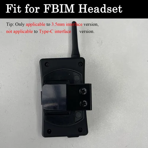 Miniatura 4 de MIMIRACLE Clip de cinturón para FBIM V6 V4 (versión de 0.138 in), accesorio de auriculares de árbitro, clips de casco de motocicleta, soporte