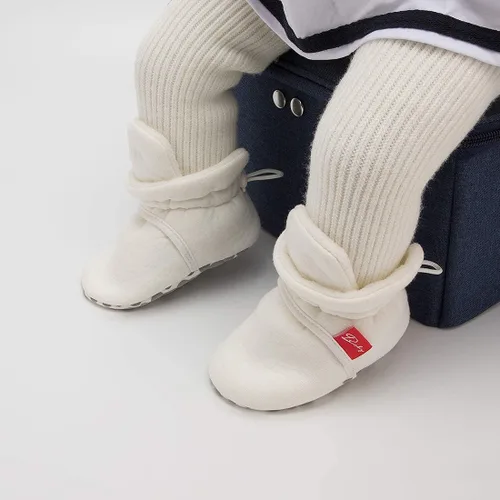 Miniatura 31 de Sawimlgy - Botines de algodón antideslizantes para recién nacido, con agarre, para cuna o para el invierno