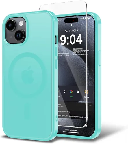 Miniatura 123 de Funda para iPhone 11 con protector de pantalla, compatible con MagSafe, ultra delgada, translúcida, mate, a prueba de golpes, color negro