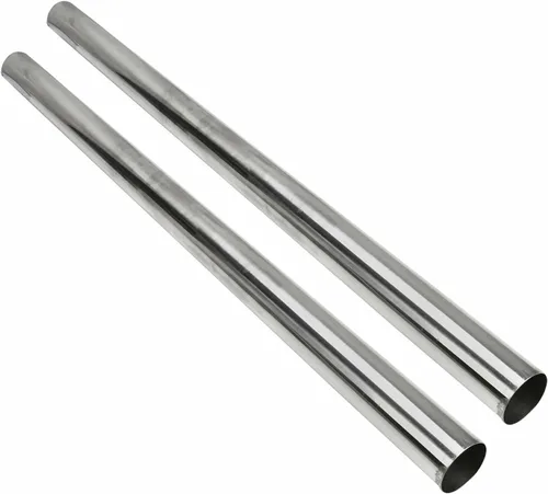 Tubo recto de 2.5 pulgadas de acero inoxidable T304 tubería de 48 pulgadas de largo 2.5 pulgadas de diámetro exterior tubo de escape DIY, paquete de