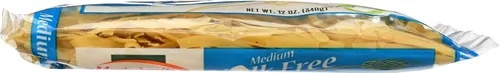 Miniatura 8 de Manischewitz Pasta de fideos premium enriquecida mediana sin yema de 12 onzas (paquete de 3) sin colesterol, 0.28 oz de proteína por porción, baja