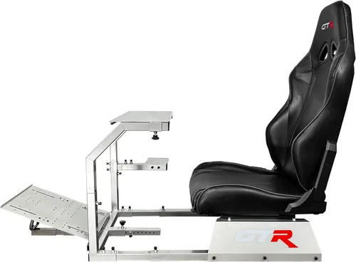 Miniatura 2 de GTR Simulador: Modelo GTA con asiento de carrera real, silla de conducción de cabina para simulador de conducción con cambiador de marcha