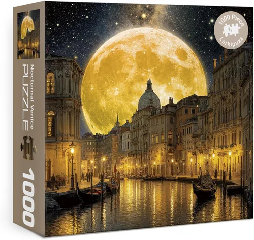 Miniatura 9 de Rompecabezas de biblioteca espacial de fantasía para adultos, 1000 piezas, rompecabezas de libro de arte misterioso, planeta, estantería mágica