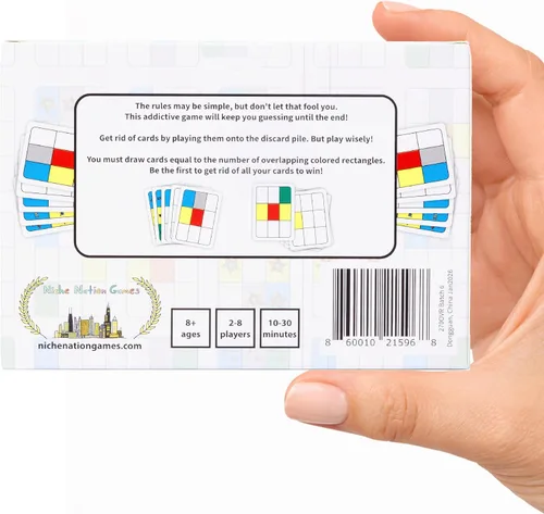 Miniatura 6 de Niche Nation Games Superposición – Juego de cartas de estrategia engañosamente simple y galardonado para adultos y familias – Juego para 2 jugadores