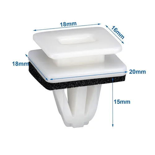 Miniatura 2 de 30 piezas de panel basculante y clip de moldeo de guardabarros para 91504-SP1-003 Honda y Acura Accord Civic CR-V Fit HR-V Odyssey MDX RL TL ZDX