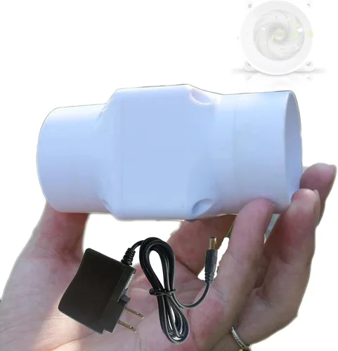 Miniatura 8 de Ventilador de conducto en línea Ventilador extractor de 2 pulgadas 12 V, ventilador de escape de ventilación de 6 W con controlador de velocidad