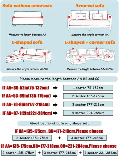 Miniatura 2 de Shukii Funda elástica para sofás, fundas de sofá ajustadas para sillón, protector de muebles de tela estampada con 1 funda de almohada