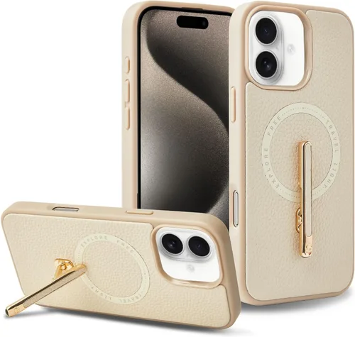 Miniatura 18 de CUSTYPE Funda para iPhone 13 Pro Max de 6.7 pulgadas con soporte, funda de cuero delgada con soporte de 2 vías, compatible con MagSafe, funda