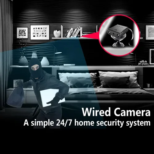 Miniatura 4 de Detector de cámara WiFi inalámbrico más pequeño, cámara de seguridad HD1080P, monitor portátil para bebé, cámara de niñera con grabación de video