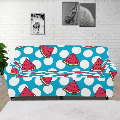 Miniatura 14 de Boatee Funda elástica para sofá con diseño de murciélago y luna de Halloween, funda de sofá suave, lavable, protector de muebles con parte inferior