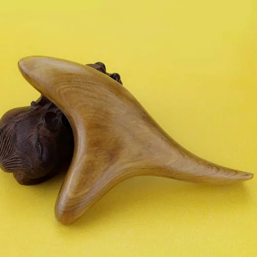 Miniatura 8 de Broman Herramientas de reflexología, herramientas de masaje de terapia de madera, ampliamente utilizadas como masajeador de pies para cabeza