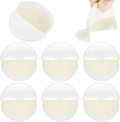 Boao 8 piezas aplicador de pincel plano a granel pequeño cepillo de decoupage para pintar dibujo, manualidades, pegamento de gesso pintura al óleo,