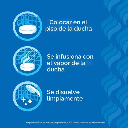 Miniatura 6 de Vicks, VapoShower Plus, vaporizadores de ducha, vaporizador de ducha de eucalipto y aroma a mentol, tabletas de ducha de vapor de disolución limpia