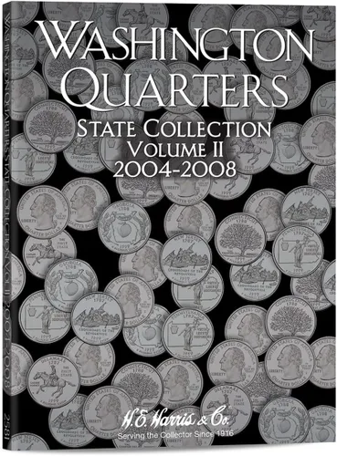 Miniatura 18 de H.E. Harris & Co. US Washington Quarter Carpeta de monedas de cuatro volúmenes 1932 – 1998# 2688.2689.2690.2691 Conjunto de cuatro volúmenes