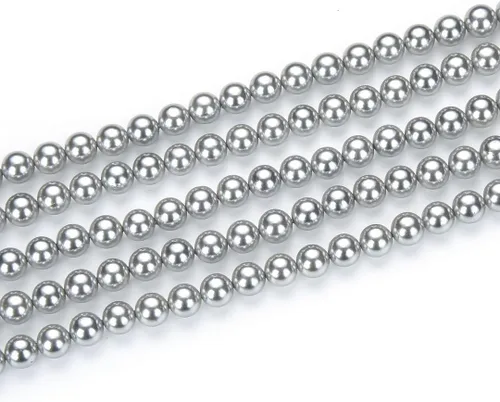 Miniatura 15 de Adabele 1 hebra AAA Grado 10mm Cuentas sueltas redondas de perla natural de concha de agua dulce Madreperla Nacre 38 cm (Perla Blanca) para hacer