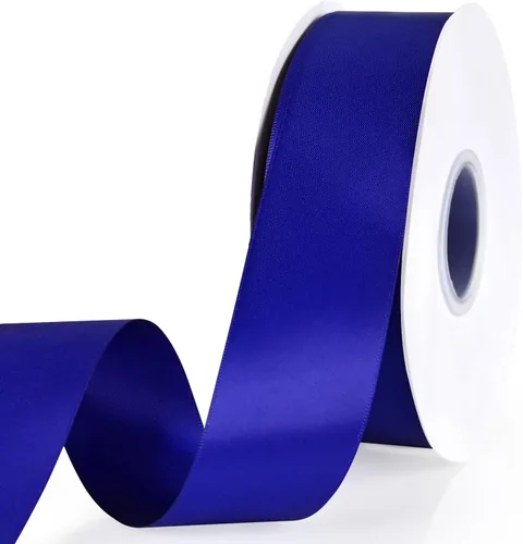 Miniatura 21 de SHOWIN - Cinta de satén morada de doble cara de 1 1/2 pulgadas x 50 yardas continuas para envoltura de regalos, decoración de boda y ramos florales