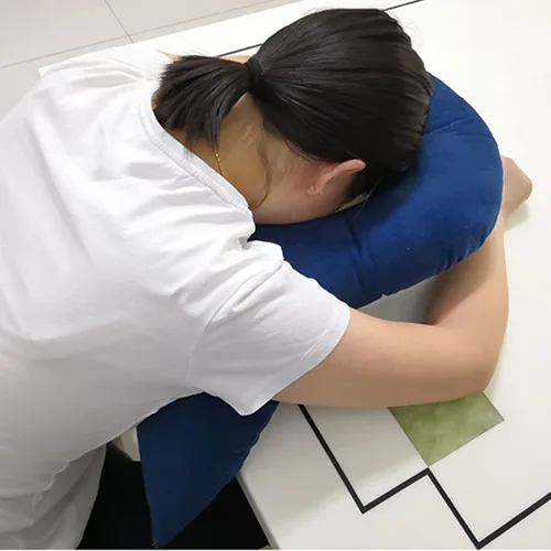 Miniatura 3 de Almohada de retina acostada almohada boca abajo después de la cirugía ocular Almohada de apoyo para la cabeza del hombro Almohada de retina