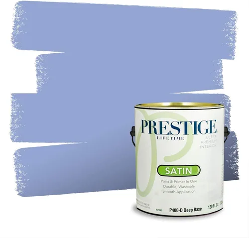Miniatura 1230 de Pintura Exterior + imprimación PRESTIGE, todo-en-uno, 1 galón, acabado mate, color comparable al Valspar* Royal Gray* VS151-Gris real