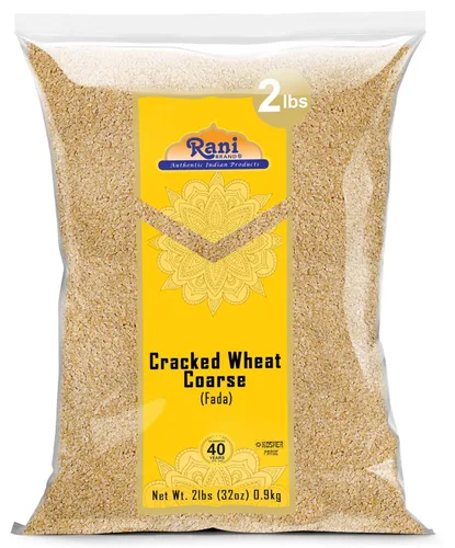 Rani - Trigo grueso agrietado (trigo fada/bulgur #3) 32 onzas (2 libras) 32.03 oz ~ Todo natural | Vegano | Apto para gluten | Sin OMG | Kosher |