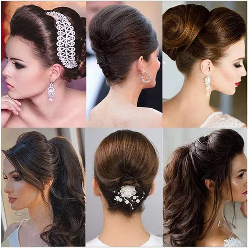 Miniatura 5 de Peluca esponjosa almohadilla para el cabello moño invisible con clip de pelo falso Bump It Up Volumen Base de cabello Insertar accesorios