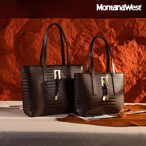 Miniatura 2 de Juego de bolso de mano para mujer, grande y mediano, 2 piezas, bolsa de hombro con funda
