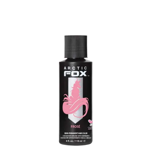 ARCTIC FOX - Tinte de color semipermanente para cabello vegano y libre de crueldad, color rosa (4 onzas líquidas, Frose)