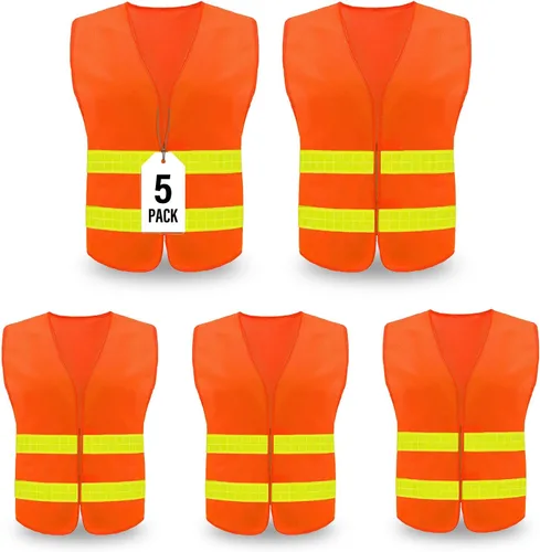 Chaleco de seguridad, chaleco reflectante de alta visibilidad para hombres, trabajo, ciclismo, corredor, topógrafo, voluntario, carretera