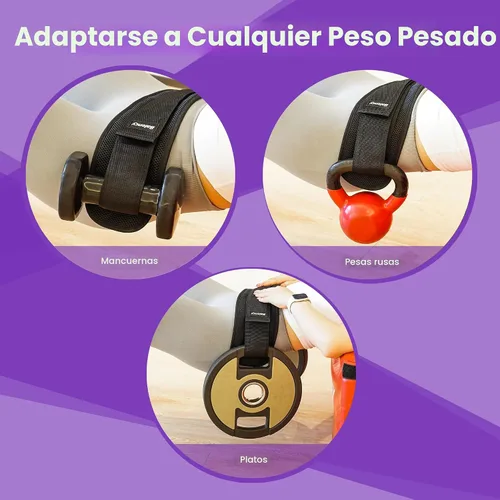 Miniatura 3 de Cinturón de Empuje de Cadera, Cinturón de Empuje de Cadera Balency para Mancuernas Pesadas, Cinturón para Glúteos para Empuje de Cadera, Cinturón