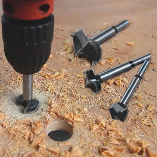 Miniatura 5 de Mollom Broca Forstner de 1/4" (6.3 mm) para carpintería precisa con un grosor de carburo YG8 duradero de 0.063 in, esta herramienta de corte