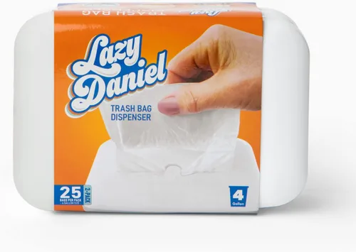 Dispensador de bolsas de basura de 4 galones para baños, dormitorios, oficinas, guarderías, vehículos, barcos, organización de almacenamiento de