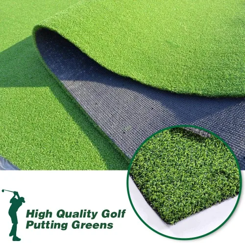 Miniatura 4 de ALTRUISTIC Tapete grueso de césped artificial para golf Pro Putting Green Mat 5 pies x 10 pies, tamaños personalizados/tapete de entrenamiento