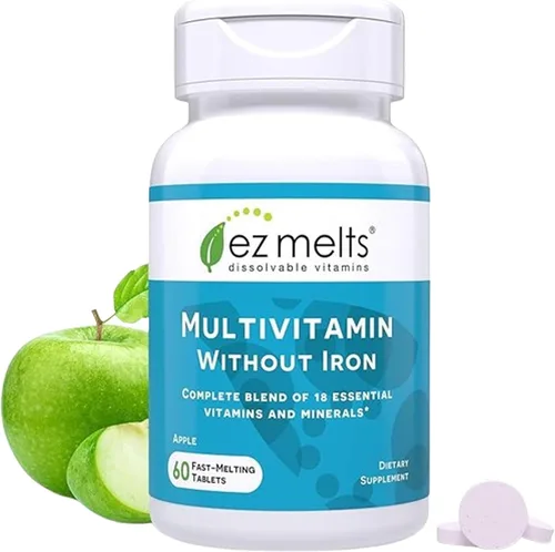 Miniatura 10 de EZ Melts Multivitamínico + Hierro - Multivitamínico diario para mujeres y hombres - Apoya niveles de energía saludables y protección antioxidante