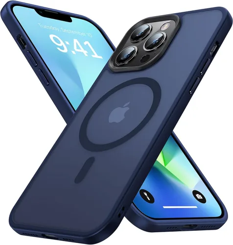 Miniatura 9 de Funda magnética diseñada para iPhone 13 Pro [compatible con Magsafe] [protección contra caídas de grado militar] Funda protectora a prueba de golpes