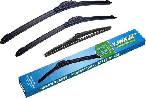 Miniatura 13 de Escobillas de limpiaparabrisas de 18"+18" pulgadas de repuesto para Chevrolet HHR 2006-2011, Jeep Commander 2006-2009, Cherokee 1997-2001 y Ford