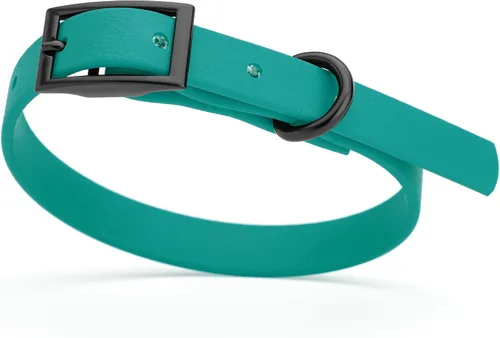 Miniatura 117 de Dogline Biothane - Collar impermeable para perro con hebilla de liberación rápida, resistente cincha de nailon recubierta con resistente y a prueba